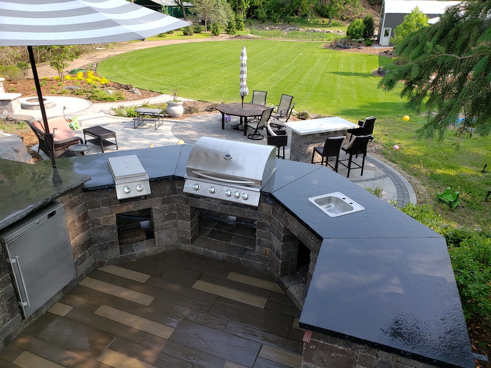 liveable space - outdoor kitchen